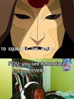 Amon Face Reveal full reaction in bio #legendofkorra #avatar #korra #amon #badou1k 