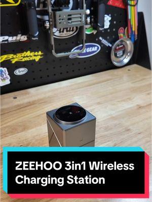 ZEEHOO 3 in 1 Wireless Charging Station by @ZEEHOO Innovation #zeehoo #wirelesscharger #wireless #apple #charger #TikTokShop #dealsforyou #sale 