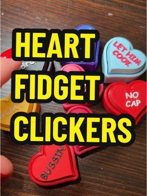 Replying to @roshely Add some Valentine’s Day flair to your day with these fun and trendy heart-shaped fidget clickers, perfect for stress relief and showing off your style. With eight unique designs, they’re the ultimate combination of playful vibes and practical stress relief! #ttslevelup #creatorboostcamp #giftguide #tiktokshopholidayhaul #treasurefinds #toptierdecember #ttsdelight #ttsbeautybesties #tastemakerslaunch #ttstakeover #fidgettoys #trendygifts #stressrelieftoys #funandfunctional #clickervibes #alphastyle #mysupermoments #holidayfinds #tiktokshopcreatorpicks #tiktokshopyearendsale #ttsdelightnow #tiktokshopjumpstartsale #genalphaessentials #playfulstressrelief #trendyfidgets