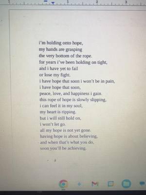 hope… #foryou #poetry #poemsforyou #poetrystatus #poetsoftiktok #sadpoetry #MentalHealth #mentalhealthmatters #creativewriting #poetrylover #poetrybook #fyp #happypoetry #lovepoems 