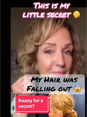 I was so devastated by my hair loss, maybe you can understand?  And then I found this!  And by the way these products are great for chemically treated hair. For men and women!  Natural and clean products! Comment “hair” #hairafter60 #over50andfabulous #thinninghair #healthyhair #thickhair #oversixty #overfifty 