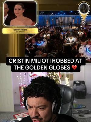 CRISTIN MILIOTI & SOFIA VERGARA ROBBED AT THE GOLDEN GLOBES 💔 #goldenglobes #awards #thepenguin #cristinmilioti #sofiavergara 