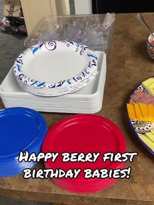 Twins’ Berry First Birthday 🥹 #berryfirstbirthday #boygirltwins #twinmom #fostermom #fosterlove #equalopportunityfamily #thisisfostercare #stepmom #blendedfamily #firstbirthday #momtomany 