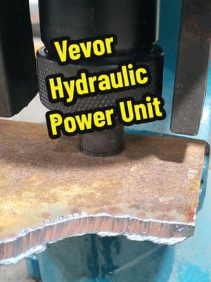 Part 2 - The Vevor hydraulic power unit with the CH-70 punch is a winning combo. #vevor #hydraulics #hydraulic #punch #press #ChallengeTheBuild 