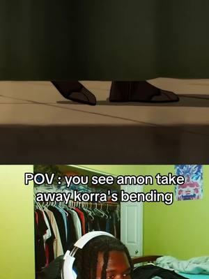 amon takes away korra's bending full reaction in bio #legendofkorra #avatar #korra #amon #badou1k 