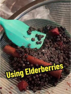 Making elderberry syrup! A great way to stretch one cup of elderberries! Make syrup, then a tincture, then elderberry gummies! So easy and so good for you! #elderberry #DIY #elderberrysyrup #gummies #elderberrygummies #goodforyou #tincture 