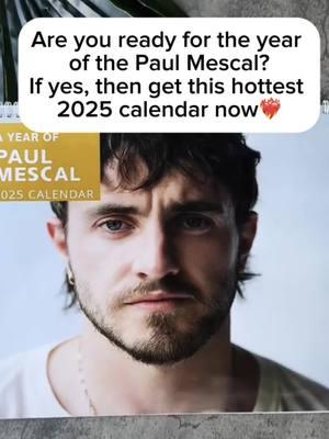 Happy new year everyone ✨🔥 #paulmescal #paulmescaledit #gladiator #gladiator2 #wallcalendar #calendar2025 #calendar #celebritycrush #TikTokShop 