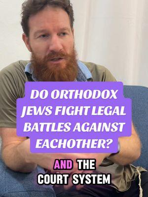 Do Jews take Jews to court? #legal #jewish #court #hassidic