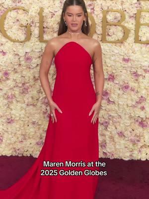 Of course @marenmorris served a GORGEOUS look on the #GoldenGlobes carpet ❤️ #MarenMorris 