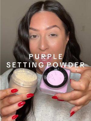 Replying to @gowiththebres I got it, let’s try it! Testing out the new @Huda Beauty PURPLE setting powder?? 👀  @hudabeautyshop @Huda #makeuptips #hudabeautyeasybake #hudabeautypowder #hudabeauty #purplemakeup #newmakeup #makeupreview #makeupforbeginners #makeuptutorial 