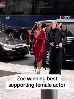 #zoesaldana #bestwinningsupportingfemealactor #globenglobes #2025 #zoe #saldana #hughjackman #female #women @Zoe Saldana.. 