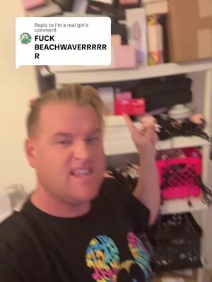 Replying to @i’m a real girl 🙅‍♀️ #beachwaver #sarahpotempa #hairtok #tiktokdrama 