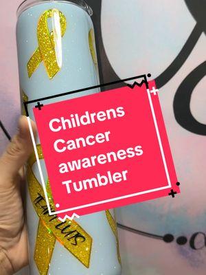 Very difficult cup to make. I was given permission by the customer to post this video. From here on out all proceeds from cancer awareness tumblers will be donated to charity for the cancer type of each cup. Just my way of helping any way I can. #cstdesigns #glittertumblers #cancersucks #cancer #cancerawareness #childrenscancer #awareness #glittertumblersoftiktok #tumblers #tumblersoftiktok #tumblermaker #glittertumbler #MomsofTikTok 