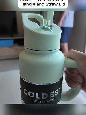 Coldest Tumbler with Handle and Straw Lid #coldest #coldestmoments #coldestpartner #coldestwater #coldestmoment #coldestwaterbottle #coldesttumbler #tiktoksale #TikTokShop 