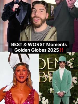 The Best and Worst Moments from the 2025 Golden Globes! 🤣 #fyp #goldenglobes #goldenglobes2025 #movie #movies #movienews #movietok #filmtok #jokoy #wicked #arianagrande #kyliejenner #zendaya #movienews #entertainment #trending #fypシ 