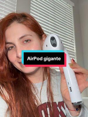 AirPods gigante para que puedas oir musica a gusto #speaker #altavoz #cornetas #musica #speakers #speaker #airpod #construccion #hombres #mujeresenlaconstrucción 