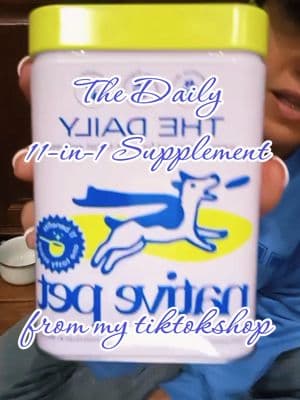 The Daily 11-in-1 Supplement by Native Pet from my tiktokshop  #puppytok  #puppytiktok  #newyearnewaura  #thedaily  #thedaily11in1supplement  #petsupplement  #nativepet  #healthypet  @Native Pet 