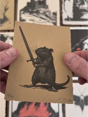 RATS - All prints, printed in house. #artprint #wallart #prints #mice 