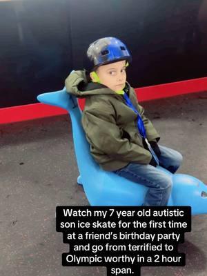 So proud of this little guy. He gets very anxious and nervous about things sometimes and I have to really push him to try them. 95% of the time he ends up having the best time. In the last 24 hours he’s asked me 800 times if we can go ice skating again. #futureolympian  Also, I want to give a HUGE thank you and shout out to the incredible Annie for the jacket. He loves it and you made his Christmas wonderful. I can’t thank you enough and I appreciate it and you so much. He still uses the blanket you sent him. (TikTok won’t let me tag you). 