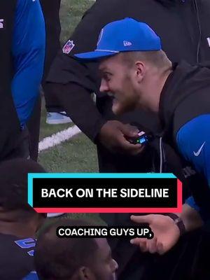 Having Aidan Hutchinson in your ear can make a difference. #nfl #lions #detroit #coaching #sideline 