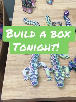 come, grab a build a box tonight see you there. We’ll have some flushes as well.! #3dprintinglife #keeptiktok #3dprinttok #coolfidgettoy 