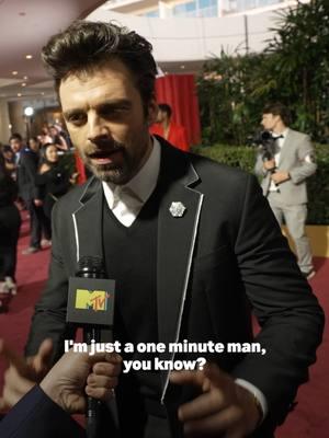 Want someone to love me the way #SebastianStan loves #JoshHorowitz (and #AnthonyMackie) 🥲 #GoldenGlobes