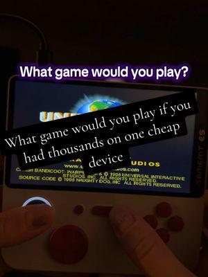 This has almost every game possible, on sale, and keeps a charge FOREVER! #retrogaming #emulatorgaming #emulator #handheldgaming #classicgames 