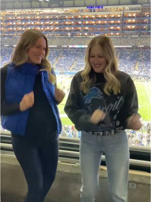 Missed our que but it’s fine because we’re old #lions #lionsvsvikings #lionsfootball #nfl #fordfield #mamasoftiktok 