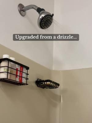 Who knew a new showerhead could be life-changing? #theelboogy #highpressureshowerhead #spavibes #showerupgrade #newyearnewaura #tiktokshopjumpstartsale 