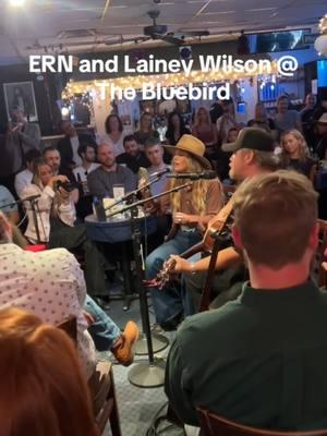 @Ernest  and @Lainey Wilson  performing "Would If I Could" at Nashvilles legendary @The Bluebird Cafe   #ernest #laineywilson #wouldificould #bluebirdcafe #nashville #countryalumni #accoustic #duet