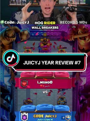 my 7th highest viewed (730k) TikTok of 2024 was this insane clip from September! #clashroyale #crl #streamer #GamingOnTikTok #WhatToPlay #juicyjcr 