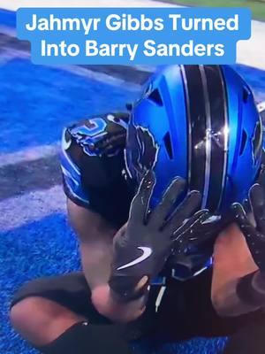 I played him in fantasy 😭 #nfl #nflfootball #jahmyrgibbs #lions #barrysanders #runningback #sports 