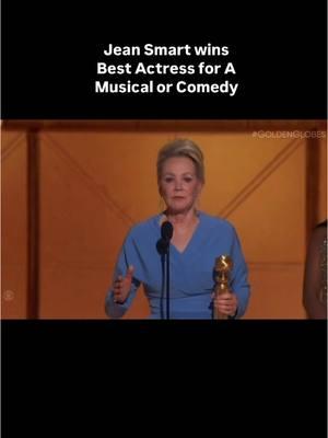 #JeanSmart wins at the #GoldenGlobes for Best Actress in a Comedy or Musical for #Hacks