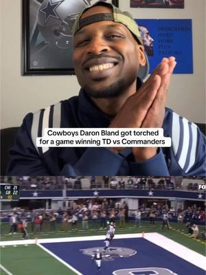 Cowboys Daron bland got torched for a game winning TD vs Commanders  #dallascowboys #daronbland #dallascowboyscheerleaders #dallascowboysfans #dallascowboysnation #cowboys #cowboyshit #terrymclaurin #washingtoncommanders #commanders #nfl #nflfootball #nfltiktok #football #letjaytryit 