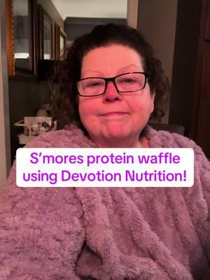 Unintentionally made a s’mores like protein waffle with Devotion Nutrition!  @Devotion Nutrition Protein  #devotionnutrition #devotionnutritionproteinpowder #proteinpowder #proteinpowderbaking #proteinwaffles #smoresflavor #smores 