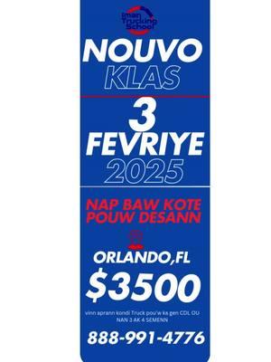📞 888-991-4776 📧 info@imanlogistics.com 🆓 CLP ‘commercial Learners Permit ‘ 🆓 🚌Transportation  🆓 Hotel 🏨  🛻3-4 Weeks Training 🛻 🛻 ✅Unlimited Training  🇭🇹 Nou Pale KREYÒL  🇺🇸 We speak 🗣️ English  📍Orlando ,Florida @Iman Trucking School #CLP #Roadtest #Skills #General_Knowledge #JOB_Placement #CDL #haitiennetiktok🇭🇹🇭🇹🇭🇹🇭🇹😍😍😍😍 #truckingindustry #cdlschool #haitiantiktok🇭🇹 #mounbiden 