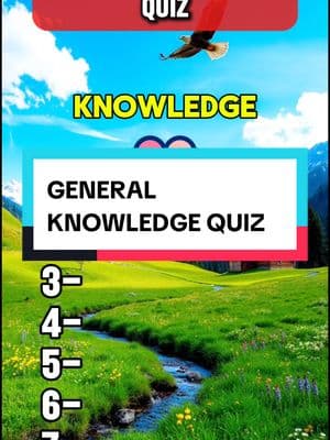 General knowledge quiz, can you score 7/7? #quiz #quizzes #funquiz #quiztime #generalknowledge 