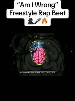 Am I Wrong Freestyle Rap Beat 🥷🏿🎤🔥 #beat #duo #freestyle #undervato #newmusic #musicproduction #duet #producerlife #artist #Trapbeats #inthestudio #trap #flow #hiphop 