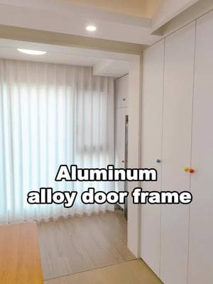 Installation of aluminum alloy pass door cover#trims #metaltrims #metaltiletrim #tiletrim #buildindmaterials #walldesign #decoration #renovation #deco #aleadtrend 