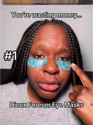 Why waste your money on disposable eye masks when you can get these which are indefinitely reusable? #dieux #eyemask #darkeyecircles #puffyeyes 