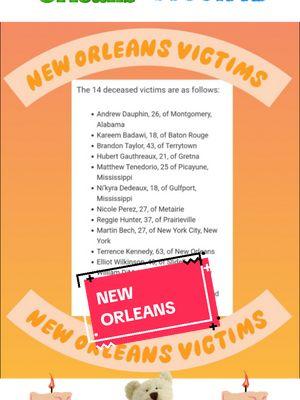 Just a little Tribute now that all pictures are out of the New Orleans Victims that Sadly left this earth! #williamdimaio #news #william #neworleans  #elliotwilkinson #elliot #neworleanslouisiana #louisiana #martin #us #martinbech #terrence #terrencekennedy #fy #latashapolk #latasha #edwardpettifer #fyp #edward #fypシ゚viral  #reggiehunter #reggie #nicoleperez #nicole #matthewtenedorio #matthew #nellyyylyn #nellyyylynnn #nelly #repostthistiktok #sad #sadnews #sadtiktok #sadstory #usa #virall #latestnews #lanews #sharethisvideo #fypシ #louisianatiktok #vrl #louisianacheck #viral #awarenessvideo #tik #neworleansviral #tok #tik_tok #tictok #tic #tictokdoyourthing  #tiktok #nikyra #viralll #kareem #vrlvideo #fp #flyp #kareembadawi  #hubert #brandon #pfp #brandontaylor  #hubertgauthreaux #nikyradedeaux #fybシ #spreadkindness  #tiktokdoyourthing #tiktokdoyourthingplease #fyfyfyfy #fyfyfy #withgod #trustgod #newpostviral #flyhigh #newpost #usatiktok #andrewdauphin #fyb #andrew #fybpage #advocating1storyatatime #1voiceatatime #x #fb #ig #youtube #fyi #story #media #crimes #truecrimeanytime #tv #truecrimeallthetime #crimejunkie #foryou #realcrimetok #foryour #socialnews #family #foryourpage #foruu #foryoupage #foruuu #unbelievable #unreal #horrificcrime #whyyy #realcrimetiktok #real #realcrime #realcrimes #crimetiktokofficial #truecrimecomunnity #whatwereyouthinkin #howcouldyou #true #updatednews #post #newsfeed #reelvideo #hislifemattered #reel #herlifemattered #your #reels #shemattered #tribute #neworleansla 