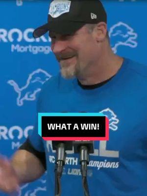 Dan Campbell is beaming with pride after the Lions secure another division title. 🤩 #nfl #lions #detroit #coaching #interview 