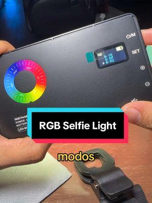 Que selfie light comprar este 2025? Cual luz para camara debo comprar este 2025? Lampara para hacer contenido con varios colores rango RGB. Esta lampara va a darte ese extra que necesita tus videos #tiktokshopholidayhaul #tiktokmademebuyit #selfielight #selfiergblight #RGBlight #heavydutyselfielight #selfielightreview #selfielightclip #newyearnewaura #electronicsweek 