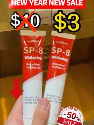 Los dientes que han sido amarillos durante 30 años en realidad se vuelven blancos#pasta de dientes blanqueadora#quitar los dientes amarillos😍🤭You can thank me later. I apologize as it’s on sales today with a discount and free shipping.#TikTokShop #tiktokshopping #TikTokShop #TikTokShop #Blanqueamiento dental