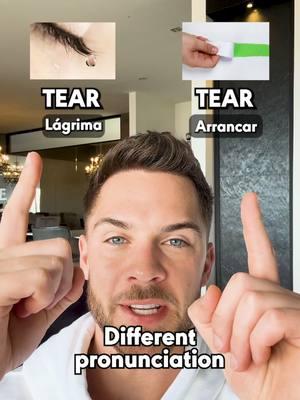 ¿Confundes estas palabras en inglés? El inglés tiene esas palabras que pueden ser un verdadero reto... pero aquí te ayudo a dominarlas 👇 🗣️ Diferente pronunciación, misma escritura: Tear /teər/ (lágrima) Tear /tɛər/ (arrancar) Record /ˈrek.ərd/ (récord) Record /rɪˈkɔrd/ (registrar) 🖋️ Misma pronunciación, diferente escritura: Peace /piːs/ (paz) Piece /piːs/ (pedazo) Loose /luːs/ (flojo) Lose /luːz/ (perder) RAIO Tip... Domina los 44 sonidos del inglés escuchándolos en frases completas y practicando su uso en contextos reales... Esto te ayudará a identificar estas palabras con facilidad y a usarlas con confianza en tus conversaciones. ¿Cuál de estas palabras te ha confundido más? ¡Déjame saberla en los comentarios! ⬇️ #pronunciation #pronunciacion #aprendeingles #cursodeingles #inglesonline #clasesdeingles #ingles #kaleanders #2025