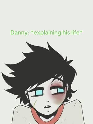 Danny is a glass is half ghost kinda guy 😂💚 #danny #dannyphantom #dannyfenton #dcxdp #dpxdc #art #artist #arttok #doodle #fanart #comic 