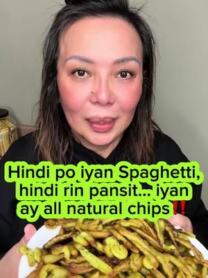 Hindi iyan Spaghetti, hindi rin pansit… iyan po ay all natural chips‼️❤️ #pinoyfoodie #pinoyfood #pinay #pinoy #pinoyabroad #buhayamerica #docchanie #teamdocchanie #masustansya #healthyrecipes #fyp2025 