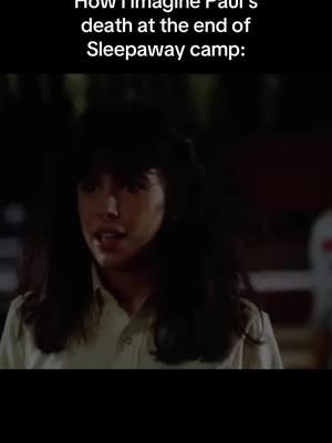 Real deleted scene #sleepawaycamp1983 #angelabaker #slashertok 