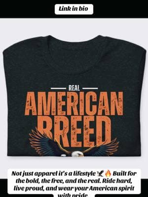 Not just apparel it’s a lifestyle 🦅🔥 Built for the bold, the free, and the real. Ride hard, live proud, and wear your American spirit with pride. 🏍️🇺🇸 #AmericanBreed #ForYou #FreedomVibes #PatriotStyle #LiveFree #AmericanMade #BikerLife #StreetwearGoals #UnleashTheBold