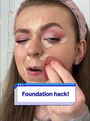 #onthisday definitely a unique makeup hack #makeuphacks #makeuphackstutorial #foundationhack #makeuptips 